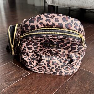 Tushbaby Kids Leopard Belt with Gold Accents